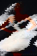 strapless ruffled skirt short dress 40041