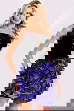 short fitted velvet dress with sculpted floral skirt