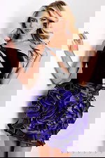 velvet short dress 40141