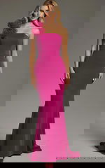 fuchsia mermaid dress 40201