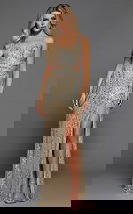 40242 nude cut out dress