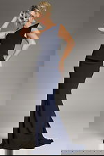 One Shoulder Fitted Dress with Asymmetrical Neckline 40301 | Jovani