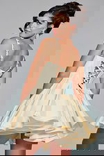 Ivory Fit and Flare Homecoming Dress 40379 | Jovani