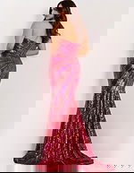 red embellished dress 40765