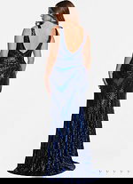 backless embellished mermaid dress 40766