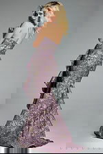 Model wearing Jovani dress 41134.