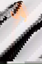 mermaid black velvet dress 42001