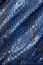 Strapless Metallic Navy Mermaid Gown With Side Drape 42028 - Image 12