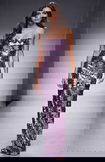 purple embellished dress 42154