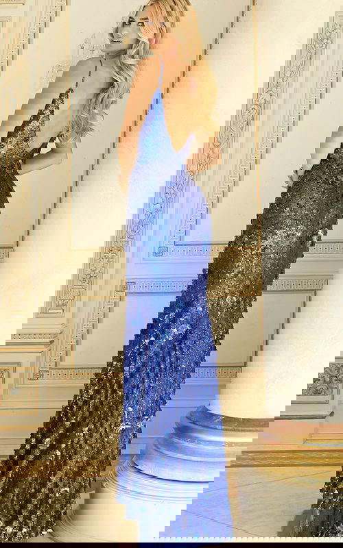 embellished open back prom dress 42155