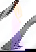 satin lilac dress 42221 