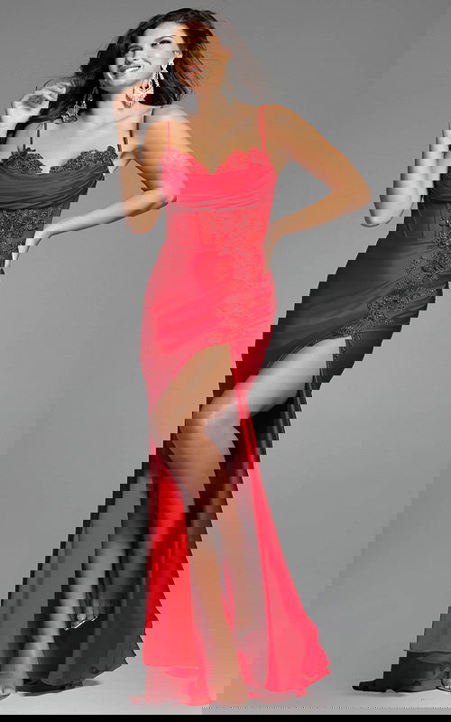 red fitted bodice dress 42227