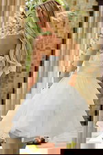 fit and flare teired skirt short dress 42340