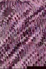 purple ruffled fabric for style 42793