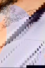 lilac beaded close up picture for style 42849