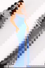 one shoulder beaded dress 42850