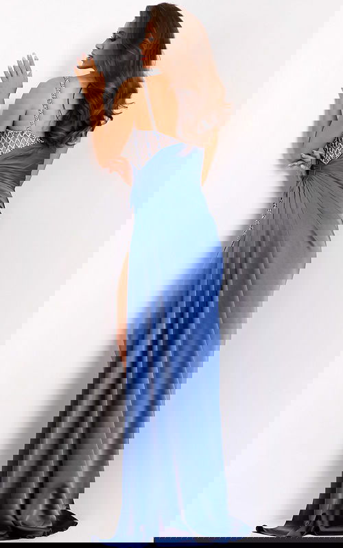 fitted bodice embellished dress 42850