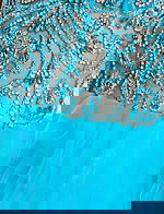 light blue beaded fabric for style 42958