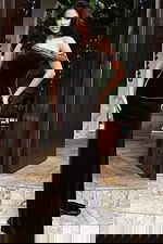 brown velvet embellished sheath dress 42975