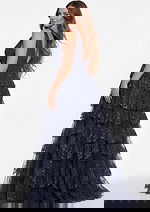 v neck tiered dress 43198