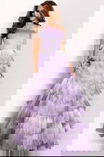 Model wearing Jovani dress 43263.