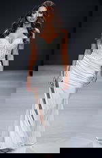 corset bodice white satin dress 43283