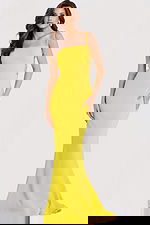 Fitted Spaghetti Strap Prom Dress