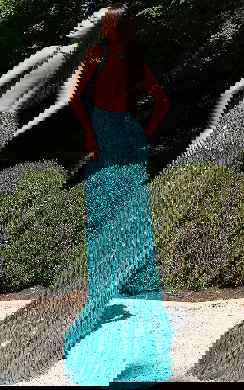 backless beaded dress 43623