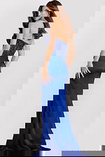 strapless embellished dress 43685