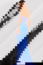 strapless embellished dress 43685