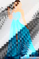 corset bodice satin a line dress 43729