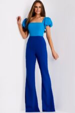 Model wearing Jovani dress 43755-1.