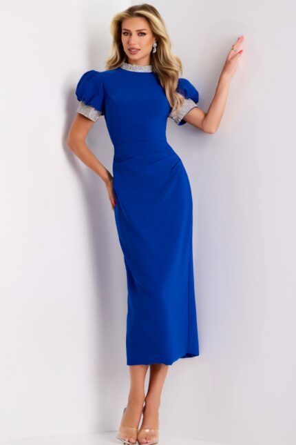 Model wearing Jovani dress 43773-1.