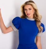 Model wearing Jovani dress 43773-1.