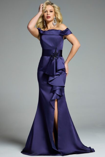Model wearing Jovani dress 43806.