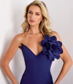 Model wearing Jovani dress 43814.