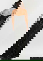 straples black dress 43856