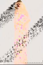 pink multi floral dress 44011