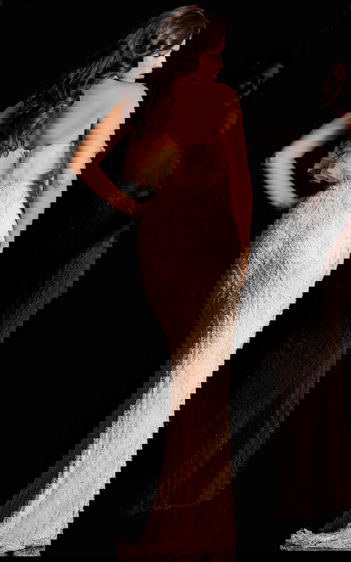 blush embellished dress 44015