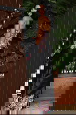 back of black multi long dress 44026