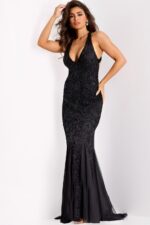 Model wearing Jovani dress 44059.
