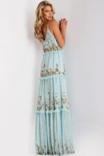 Model wearing Jovani dress 44060.