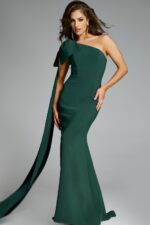 Model wearing Jovani dress 44177.