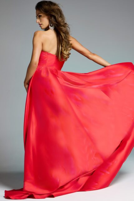 Model wearing Jovani dress 44180.