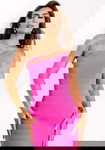 one shoulder simple gown 44267