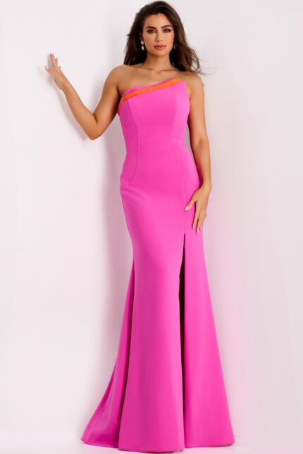 Model wearing Jovani dress 44267.