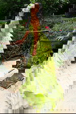 Strapless Metallic Brocade Ball Gown 44369 - Image 11