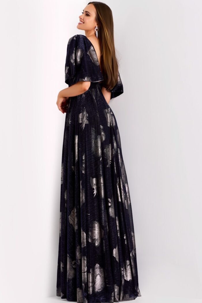 Model wearing Jovani dress 44374.