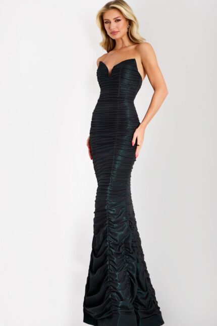 Model wearing Jovani dress 44414.