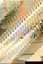 floral white multi ball gown 44434